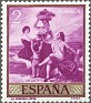 Spain 1958 Goya 2 Ptas Violeta Edifil 1218
